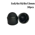 thumbnail image 4 of Bgsha 30 Pcs Couvercle d'Écrou Hexagonal en Nylon Couvercle en Plastique pour Protection de Vis Hexagonale Noir Insert en Nylon Protecteur Anti-Rouille, 4 of 8