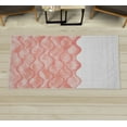thumbnail image 1 of Ocean Decorative Rug, Sea Waves Illustration Features Liquid Ocean Motion Water Tides Image Art, Quality Carpet for Bedroom Dorm and Living Room, 6 Sizes, Coral Ivory, by Ambesonne, 1 of 1