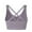 Purple, variant on Women's Sports Bras No Wire-Serie Under $10 Solid Color Wireless Back Beauty Gathering Chest Cushion Ventilation Yoga Sports Bra