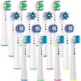 thumbnail image 2 of Toothbrush Replacement Heads Refill for Braun Oral-B Electric Toothbrush Pro1000 Pro 3000 Pro5000 Pro7000 Vitality Floss Action, 2 of 45