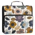 thumbnail image 5 of FORMRS Zipper Binder with Shoulder Strap 2-inch Ring 500 Sheet Capacity File Bag, Colorful Floral, 5 of 5