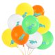 thumbnail image 2 of Globo de látex de dinosaurio grueso de 12 pulgadas para decoración de fiestas de cumpleaños, bodas, 10 unidades, 2 of 6