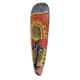 thumbnail image 4 of Máscaras de pared perfecl decoración colgar en la pared Madera maciza Máscara africana colorida 17x50cm Artesanías Africanas, 4 of 8