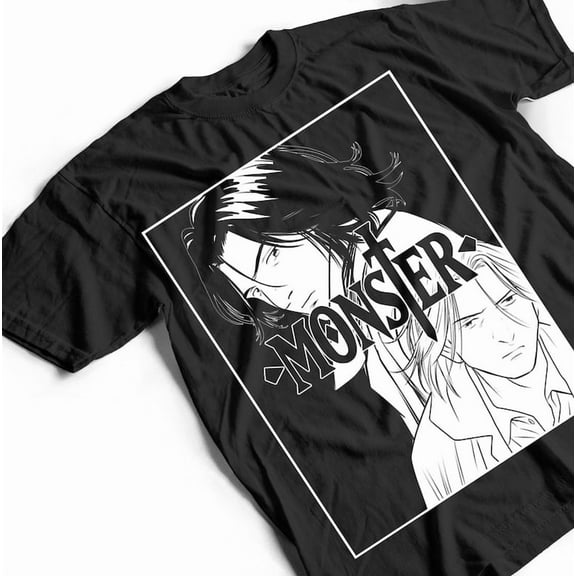 Monster Johan Liebert Kenzo Tenma Unisex Shirt , Monster Anime Shirt Fan Art Mystery Manga, Gift for Manga Fan,anime Shirt, Gifts Shirt