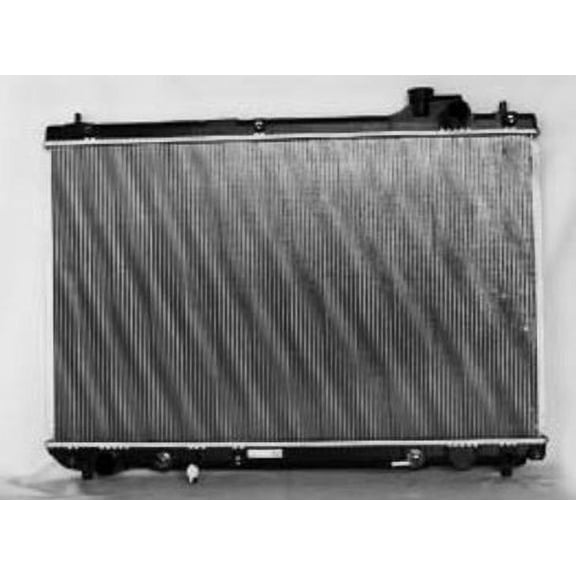 New Radiator Assembly Compatible With Toyota Highlander 3.3L V6 3300CC 202 CID 2004 2005 2006 2007 By Part Numbers TO3010289 2389 CU2452 16410YZZAL 432444