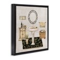thumbnail image 2 of Stupell Industries Farmhouse Vintage Luxurious Bathroom Black Floating Frame Canvas Art, 18 x 18, by Janet Tava, 2 of 7