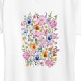 thumbnail image 3 of Instant Message - Flower Bunch Short Sleeve Graphic T-Shirt, 3 of 6