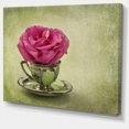 thumbnail image 3 of Design Art - Red Rose in Cup and Saucer, 3 of 4