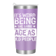 thumbnail image 2 of Taza termo impresa de acero inoxidable de doble cara (20oz), 2 of 2