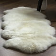 thumbnail image 5 of Genuine Sheepskin Rug Extra Soft Natural Pelt Natural , Double Pelt 2' x 6', 5 of 6