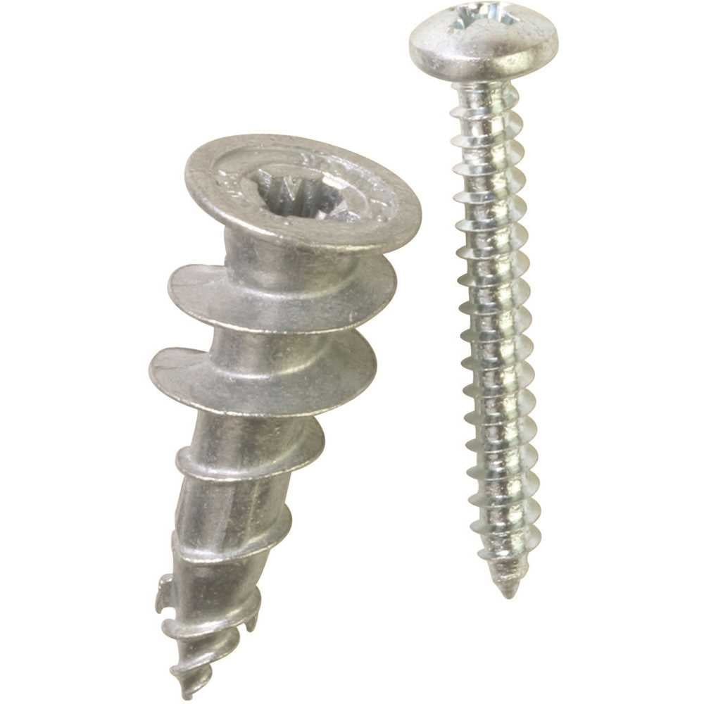 ITW Brands Stud Solver Drywall Anchors, Self-drilling, Metal, 50, 20 PK., ITW, 25216