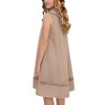 thumbnail image 5 of NAISIBABY Princess Dress for Girls, Cute Flowy Sleeveless Tiered Mesh Kids Party Birthday Tulle Dresses Khaki 3T, 5 of 7
