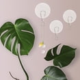 thumbnail image 4 of Mobutofu 50Sets Clear Self Adhesive Ceiling Hooks for Home Decor Strong Load Bearing PVC Steel, 4 of 7