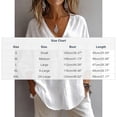 thumbnail image 3 of NTACZA Cotton and Linen Business Casual Tops for Women Henley 3/4 Sleeve Blouses Beach Vacation Relaxed Fit Button Shirts for Women Fashion, 3 of 6