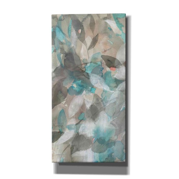 Epic Graffiti 'Abstract Nature II' by Danhui Nai, Canvas Wall Art, 20"x40"