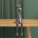 thumbnail image 3 of Estatua de conejo sentado coleccionable, figura de conejo, escultura decorativa para el hogar gris oscuro S, 3 of 8