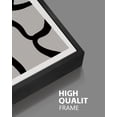 thumbnail image 5 of SHENIFY Black and White Lines Abstract Wall Art 16x24in3pcs Black Framed Ink Wash Minimalist Canvas Painting Artwork, 5 of 5