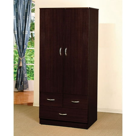 Wardrobe Espresso Particle Board Paper Ven