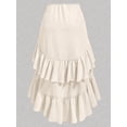 thumbnail image 3 of Female Renaissance Pirate Skirt Gothic Steampunk Victorian Skirts Color L, 3 of 4