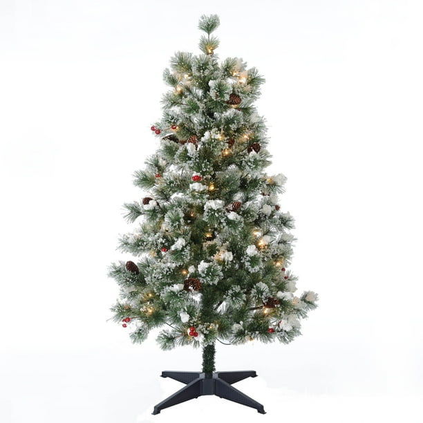 Holiday Time PreLit Incandescent Clear Redland Spruce Artificial