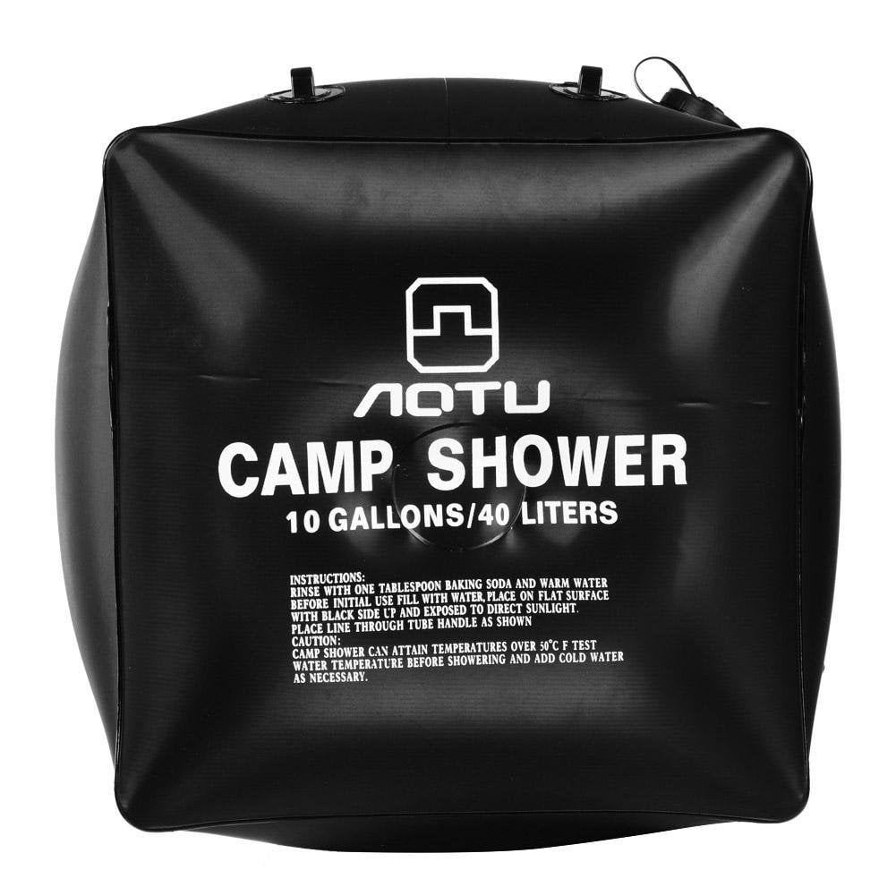 Portable Solar Shower Bag for Camping Outdoor Shower Bag 10 Gallons