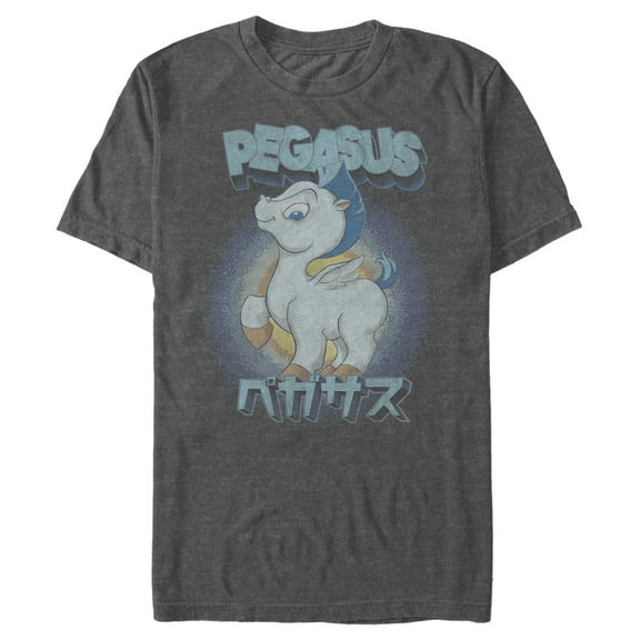 Men's Hercules Pegasus Kanji Graphic Tee Charcoal Heather 2X Large