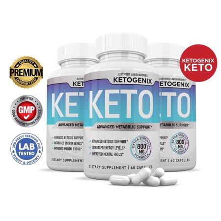 (3 Pack) Ketogenix Keto Pills Includes goBHB 180 Capsules