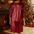 thumbnail image 4 of Fashion A-Line Dress for Women CIENVNSTG Flowy Summer Dress Perfect for Casual Outings or Parties, 4 of 4
