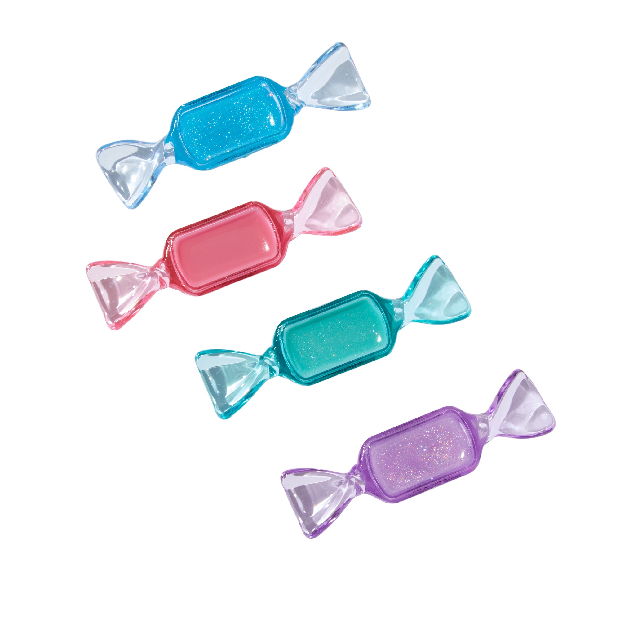 Claire's Children's Salt Water Taffy Lip Glosses with a Candy Flavors, 4-Pack