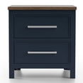 thumbnail image 3 of Furniture of America Yvara Modern 2-Drawer Adult Nightstand, Blue, 3 of 10