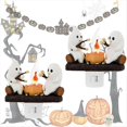 thumbnail image 4 of 2 Piezas Luz Parpadeante de Fogata Fantasma LED 3D Luz de Fogata Pequeña de Imitación Luz de Halloween con Llama Parpadeante (UE), 4 of 5
