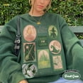 thumbnail image 2 of Emerald City Printed Sweatshirt | Changed for Good Pastel Graphic Pullover, 2 of 5