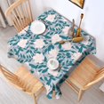 thumbnail image 5 of 60x60 Inch Waterproof Square Tablecloth, Thickened Polyester Table Cover for Dining & Parties, Floral Print, 5 of 6
