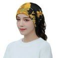 thumbnail image 1 of Elastic Hat Letter Pattern Hat Unisex Fall Winter Hat Colorful Letter Print Elastic Adjustable Head Circumference Hop Style, 1 of 5