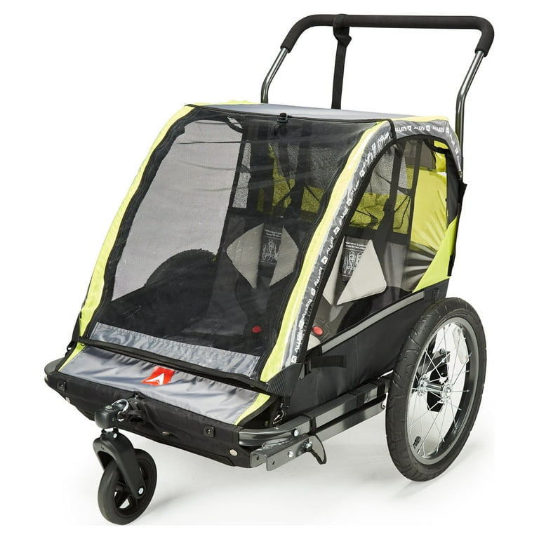 Allen Sports Deluxe 2-Child Bicycle Trailer & Stroller, AS2
