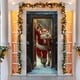 thumbnail image 4 of XWSHYW Decoraciones para El Hogar Cubierta de Puerta de Papá Noel para Navidad, Cartel Colgante para Puerta, Cartel de Fondo de Papá Noel para Puerta de Entrada de Casa, Decoraciones Navideñas para F, 4 of 6