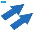 thumbnail image 3 of Unique Bargains Directional Arrow Sticker, 12' PVC Arrow Removable Adhesive Decals for Wall Floor Marking, Blue, 24Pack, 3 of 6