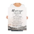 thumbnail image 3 of Koyal Wholesale Marriage Prayer Canvas Wall Art Decor, Neutral Watercolor Mountain Design, Wedding Registry Ideas, 3 of 5