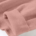 thumbnail image 5 of Divhosrg Women's Lightweight Soft Petite Crewneck Lightweight Solid Plain Sweaters Fall Winter Pullover Jumper Tops Light pink M, 5 of 5