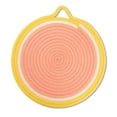 thumbnail image 1 of CAROOTU Colorful Cotton Rope Coasters Heat Insulation Placemats Simple Style Kitchen Accessories for Home Restaurant, 1 of 6