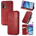 thumbnail image 1 of Case for OnePlus Nord CE 5G Flip Cover Wallet Flip Cover Magnetic Protective - Red, 1 of 5