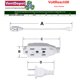 thumbnail image 3 of Cables Multicontacto Oficina VoltReach06 5Pzas 5x6m 16 AWG 3 Contactos 127V 7A ABS/Cobre Blanco., 3 of 3