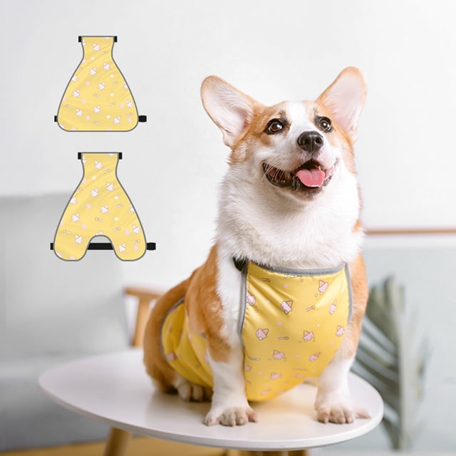 Dog Belly Protector,Waterproof Dog Bib Chest Protector Dog Belly Vest Dog Belly Cover Protector Harness for Short Leg Puppy, Provide Warmth and Comfort