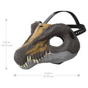 Jurassic World Rebirth Spinosaurus Dinosaur Mask, Role-Play Head Wear, Movie-Inspired Costume Gear for Children 4Y+