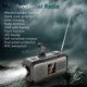 thumbnail image 3 of Radio Solar Crank Emergencia AM/FM/WB/NOAA Meteorológico (Gray), 3 of 8