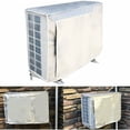 thumbnail image 3 of Air Conditioner Covers for Winter Outdoor Air Conditioner Cover - Dustproof and Snowproof - Rain and Sun Protection - Made of Oxford Cloth - for Outdoor Unit (72x26x57cm), 3 of 5