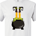 thumbnail image 4 of Inktastic Halloween, Witch Cauldron, Witch Legs, Potion T-Shirt, 4 of 5