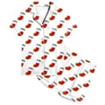 Girls Christmas Print Top & Pants PJ Set