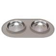 thumbnail image 1 of Comedero para gatos Messy Cats doble de silicona antideslizante, 1,75 tazas, 1 of 7