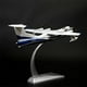 thumbnail image 3 of 1/130 escala AG600 de aleación de fundición modelo de avión soporte de exhibición decoración de oficina 29x30x20cm Baoblaze Avión de combate, 3 of 8